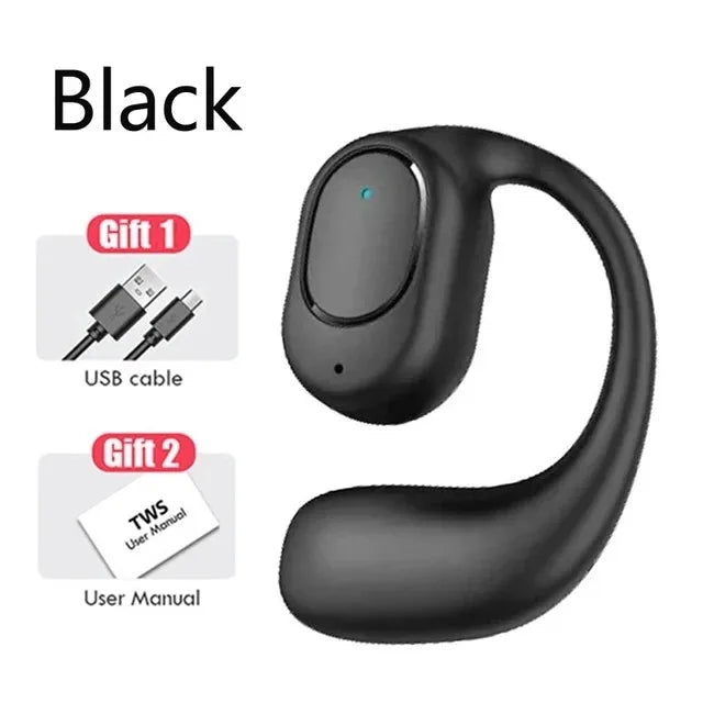 OWS Earphones Over-Ear Open-Ear Wireless Bluetooth Headphones Style Noise Cancellation Rotatable Feature With Mic Portable Audio