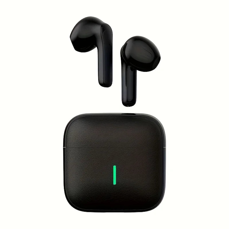 HD Wireless Headphones - Long Battery Life, Compact Dual Stereo In-Ear Headphones for Sports and Gaming, Noise Cancelling Calls