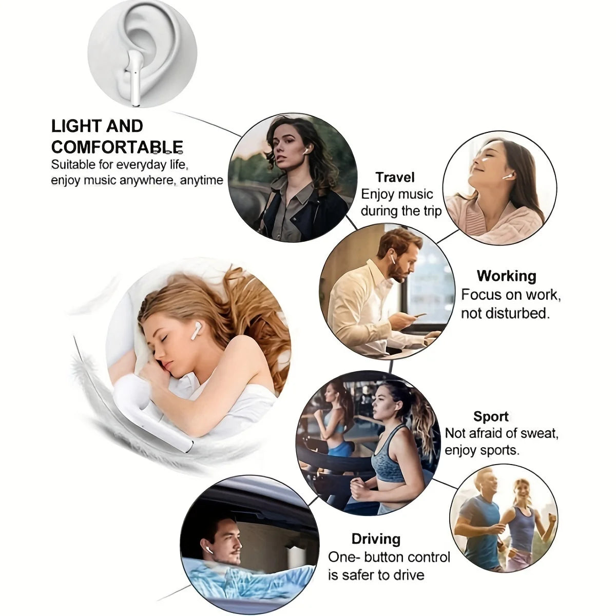 2026 New Wireless Headphones Are Suitable for Gaming, Comfortable Touch, Rechargeable Lithium Battery, Compatible with Universal Mobile Phones, Gaming Additions, Stylish Headphone Design, Touch Headphones