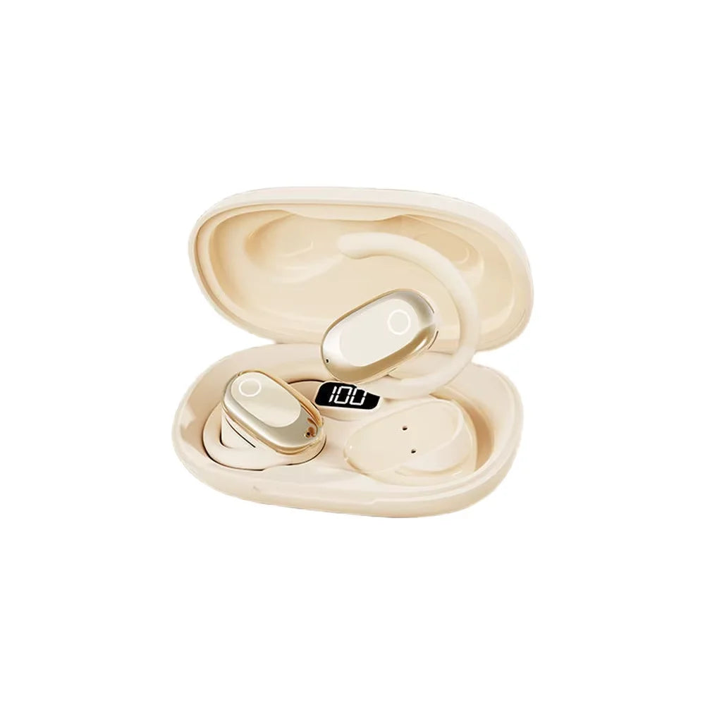 OWS Earphones Over-Ear Open-Ear Wireless Bluetooth Headphones Style Noise Cancellation Rotatable Feature With Mic Portable Audio