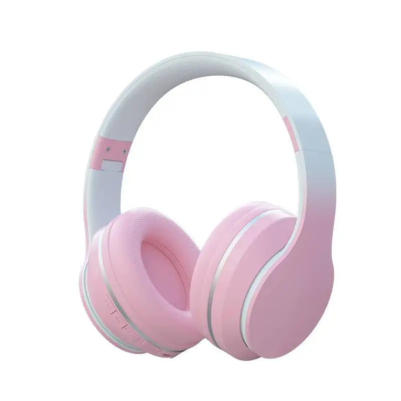 Gradient Headset Wireless BT 5.1 Headphones With Mic Headsets Stereo Sound Earphones Sports Gaming Headphones Supports TF